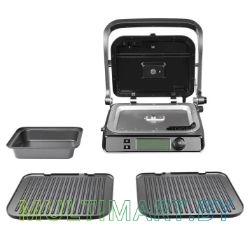 Электрогриль Redmond SteakMaster GM301 (серый/металл) картинка 10